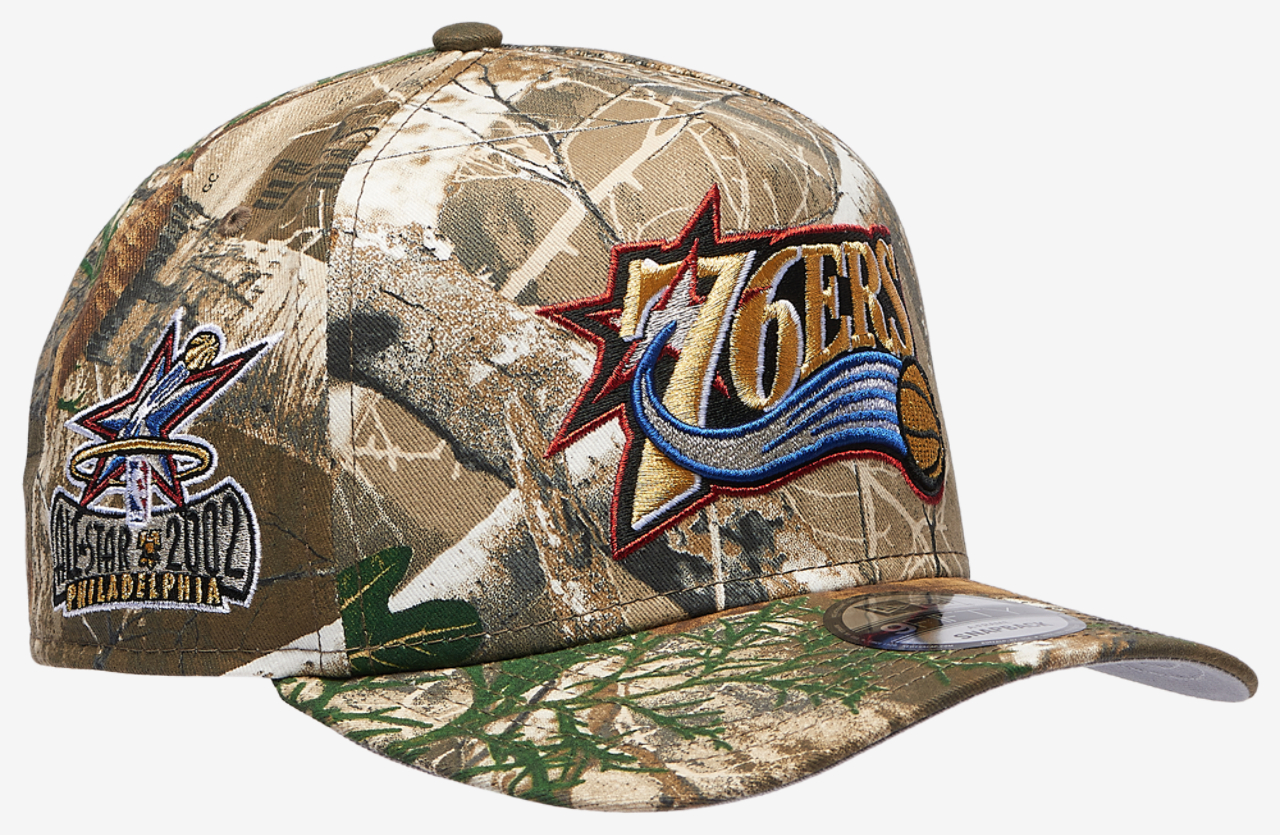 New Era 76ers 9FIFTY A Frame Curve 02 RTE Image 3 of 5. Tap to open photo gallery.
