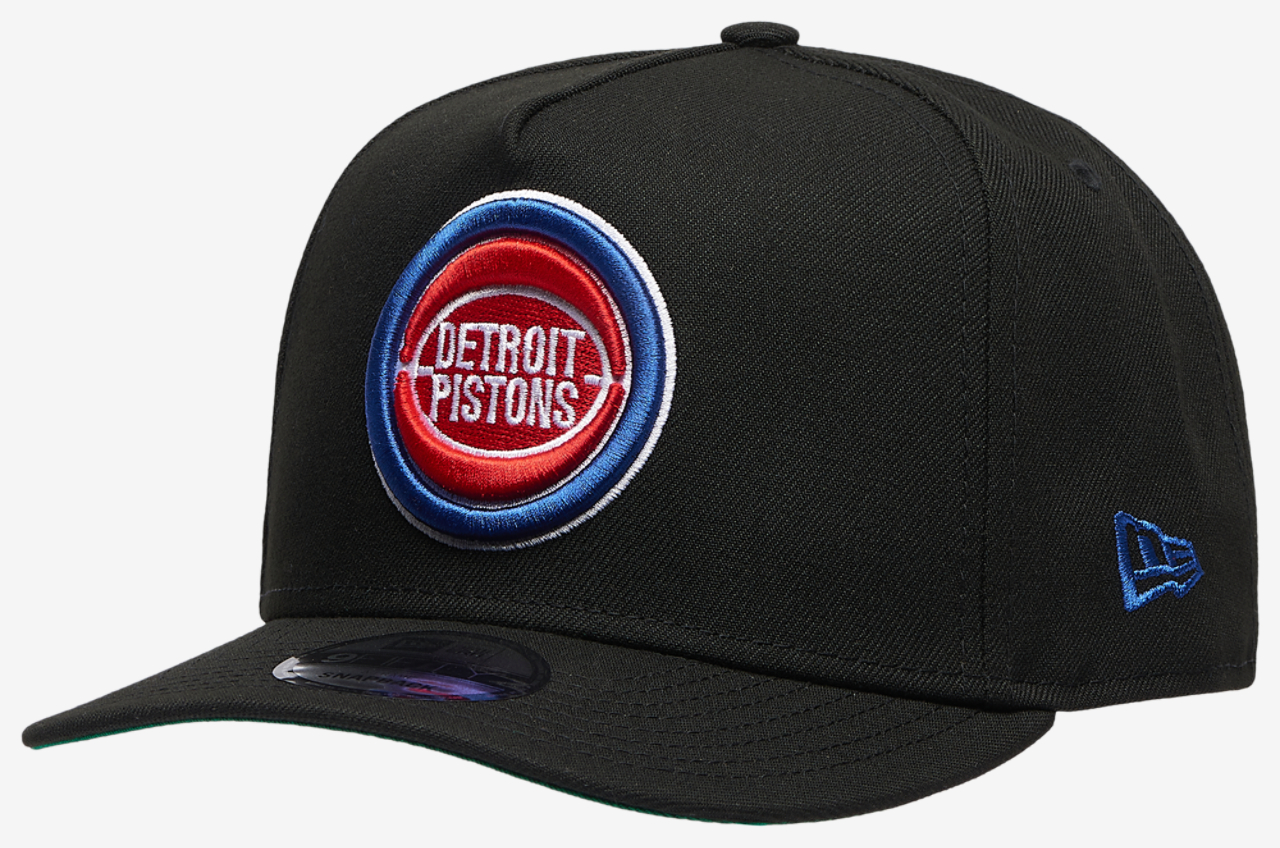 New Era Pistons 9FIFTY A Frame Curve89 Finals Image 1 of 5. Tap to open photo gallery.