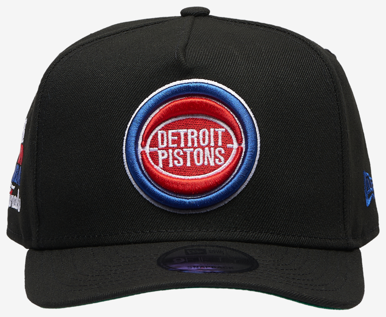 New Era Pistons 9FIFTY A Frame Curve89 Finals Image 2 of 5. Tap to open photo gallery.