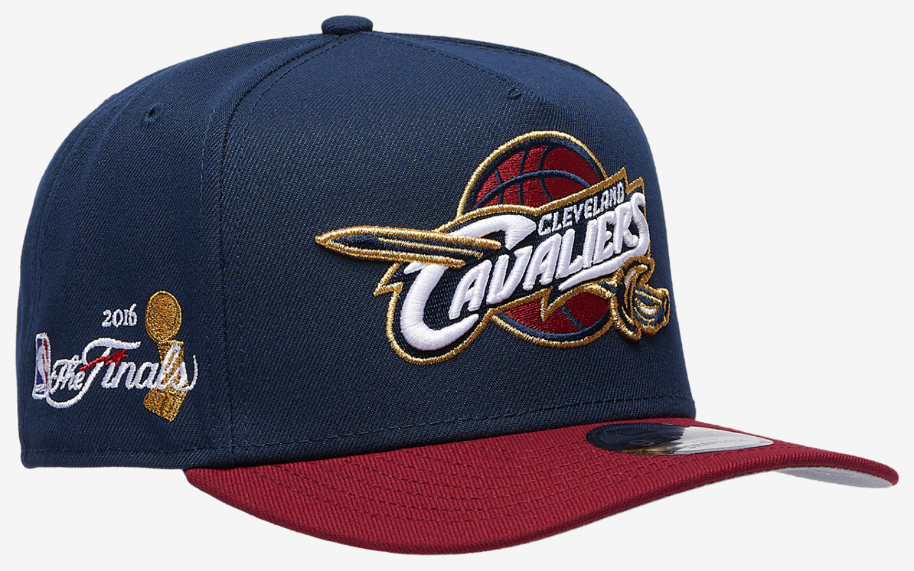 New Era Cavaliers 9FIFTY A Frame Curve 16 Finals OSB Image 3 of 5. Tap to open photo gallery.