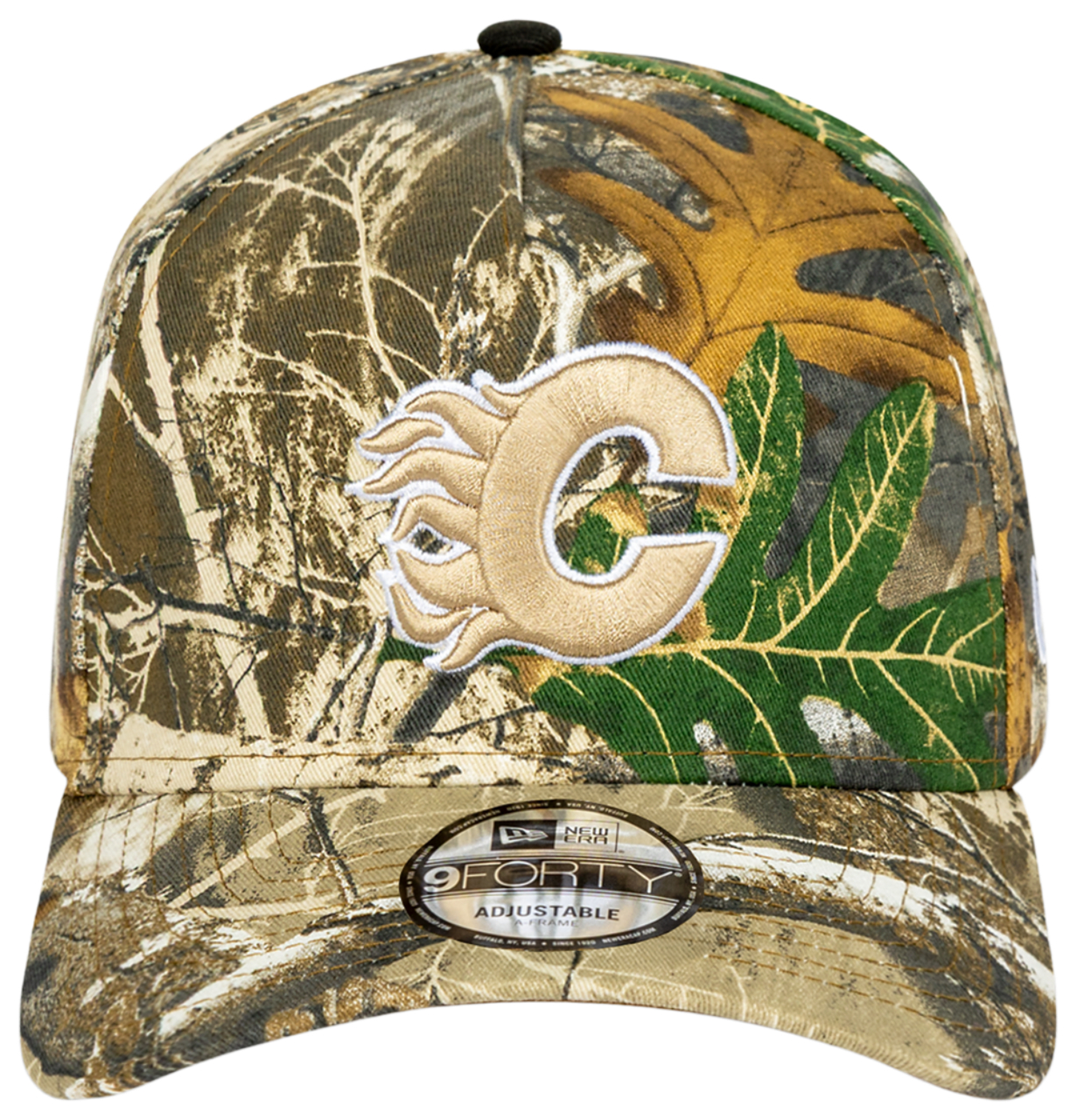 New Era Flames 940AF Real Tree Camo Cap  Image 2 of 4. Tap to open photo gallery.