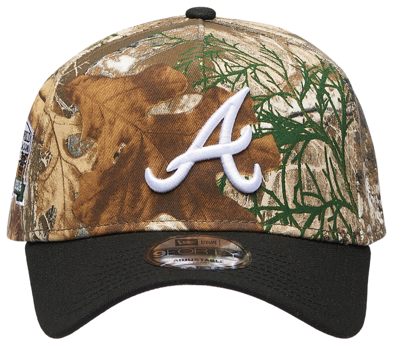New Era Braves 940 A-Frame RealTree Cap Image 2 of 5. Tap to open photo gallery.