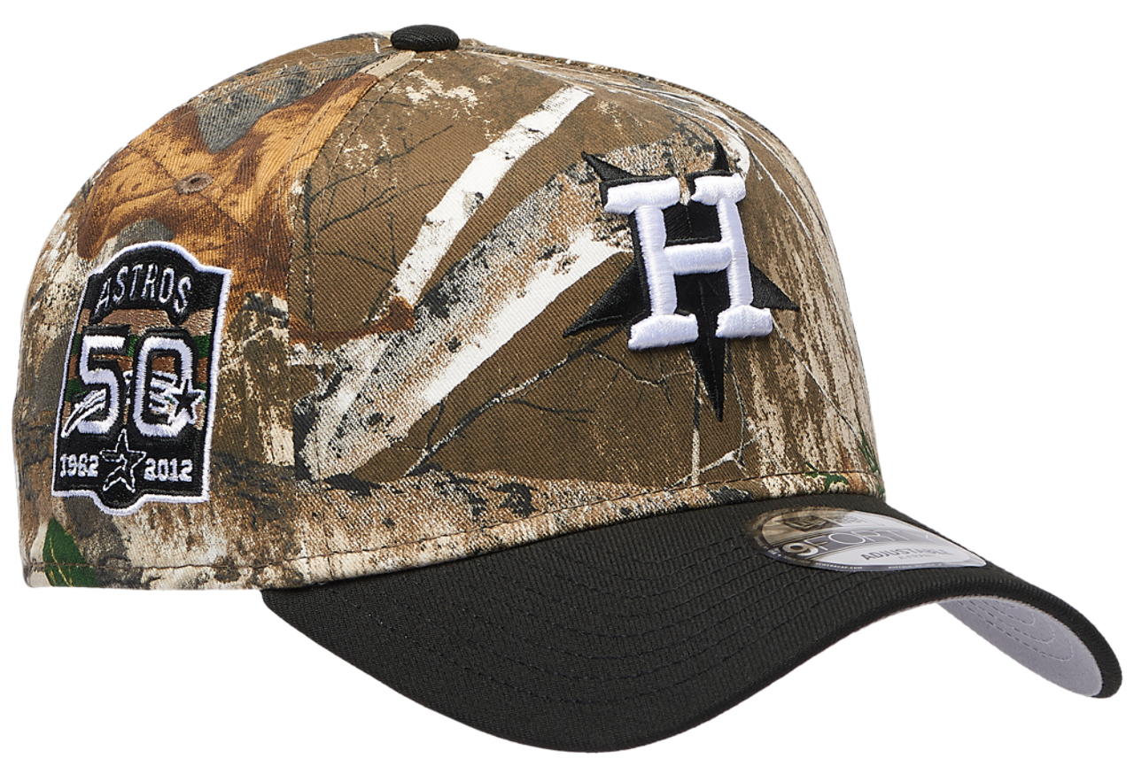 New Era Astros 940 A-Frame RealTree Cap Image 3 of 5. Tap to open photo gallery.