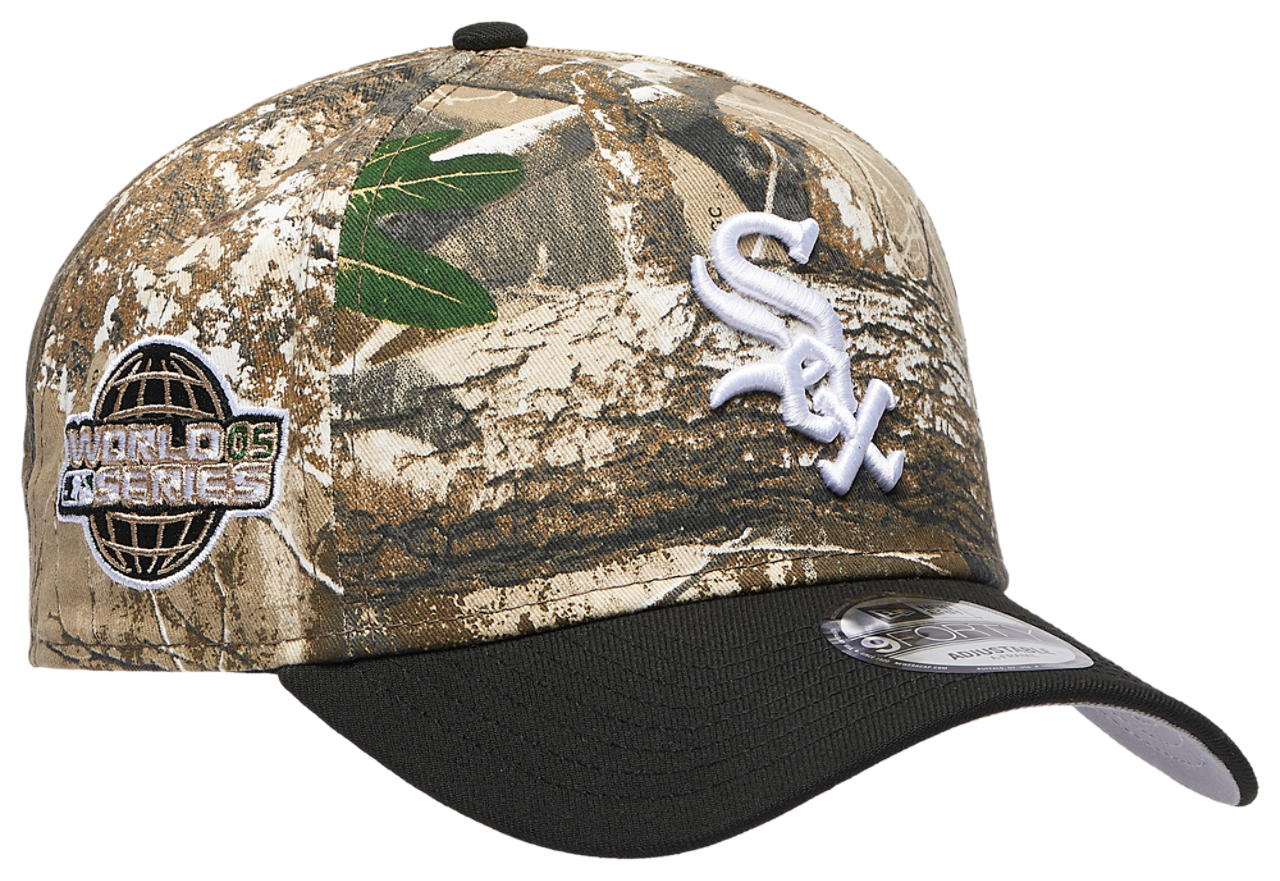 New Era White Sox 940 A-Frame RealTree Cap Image 3 of 5. Tap to open photo gallery.