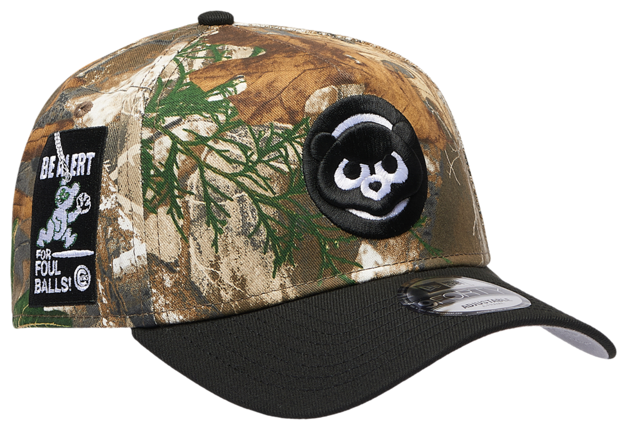 New Era Cubs 940 A-Frame RealTree Cap Image 3 of 5. Tap to open photo gallery.