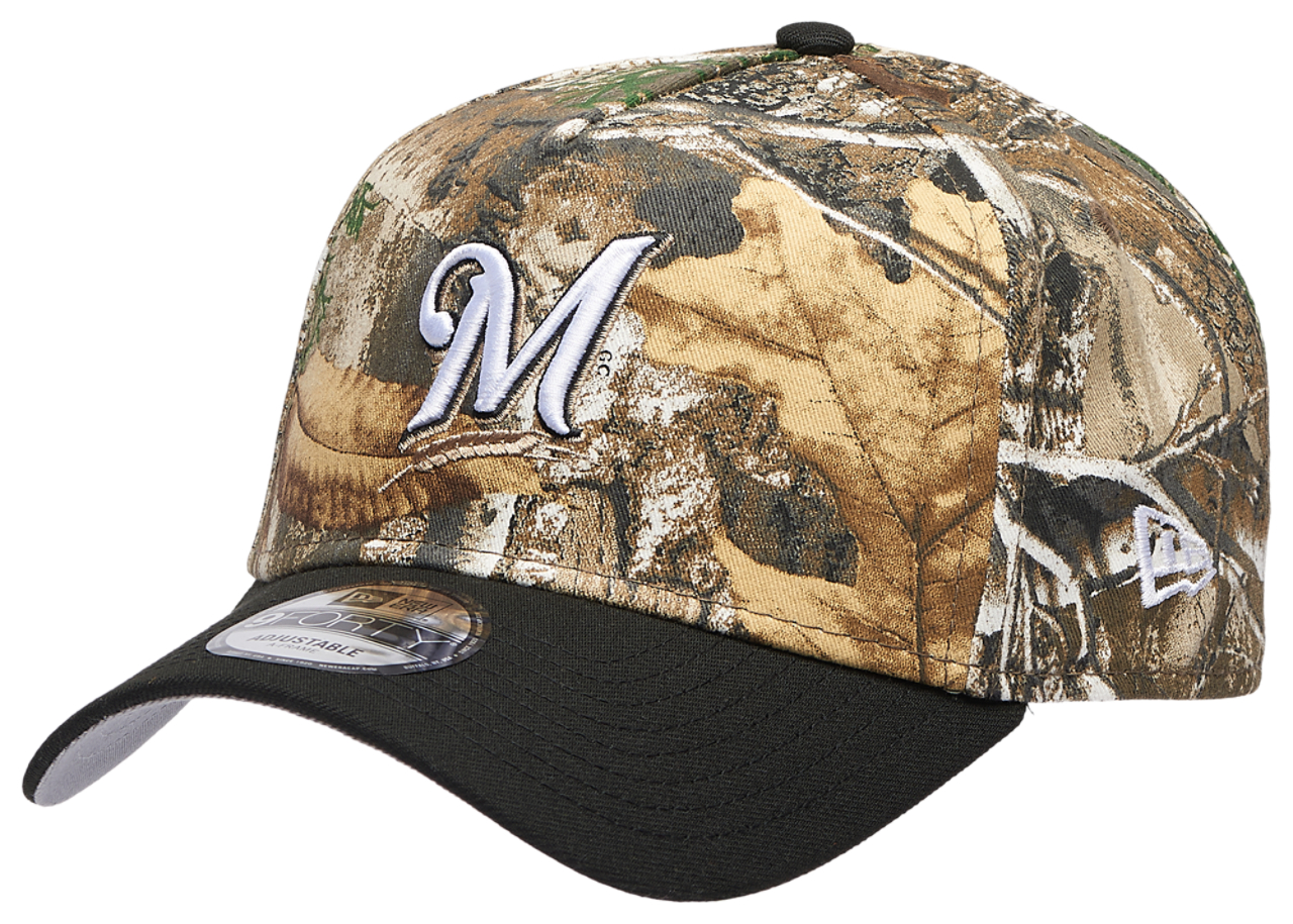 New Era Brewers 940 A-Frame RealTree Cap Image 1 of 5. Tap to open photo gallery.