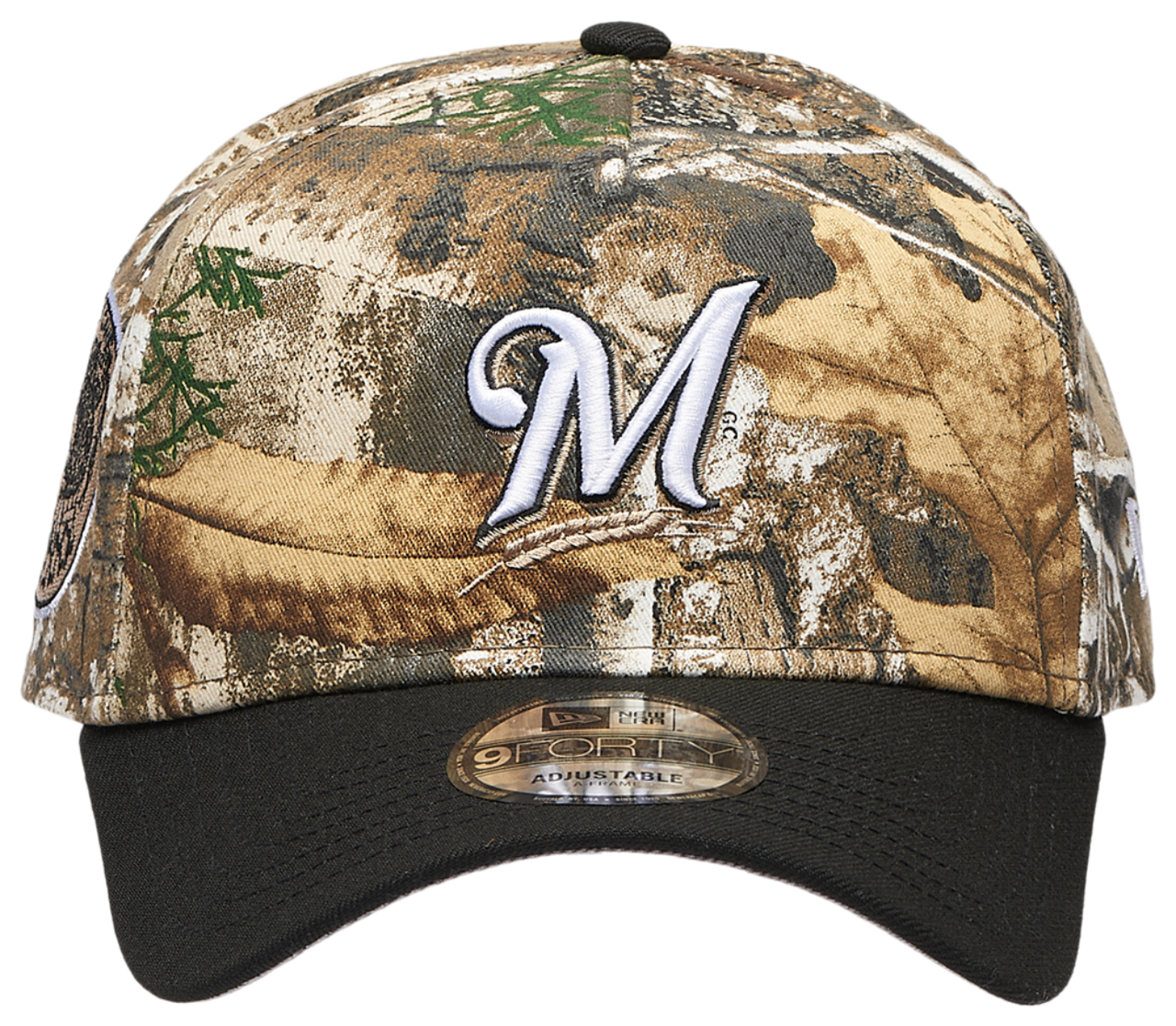 New Era Brewers 940 A-Frame RealTree Cap Image 2 of 5. Tap to open photo gallery.