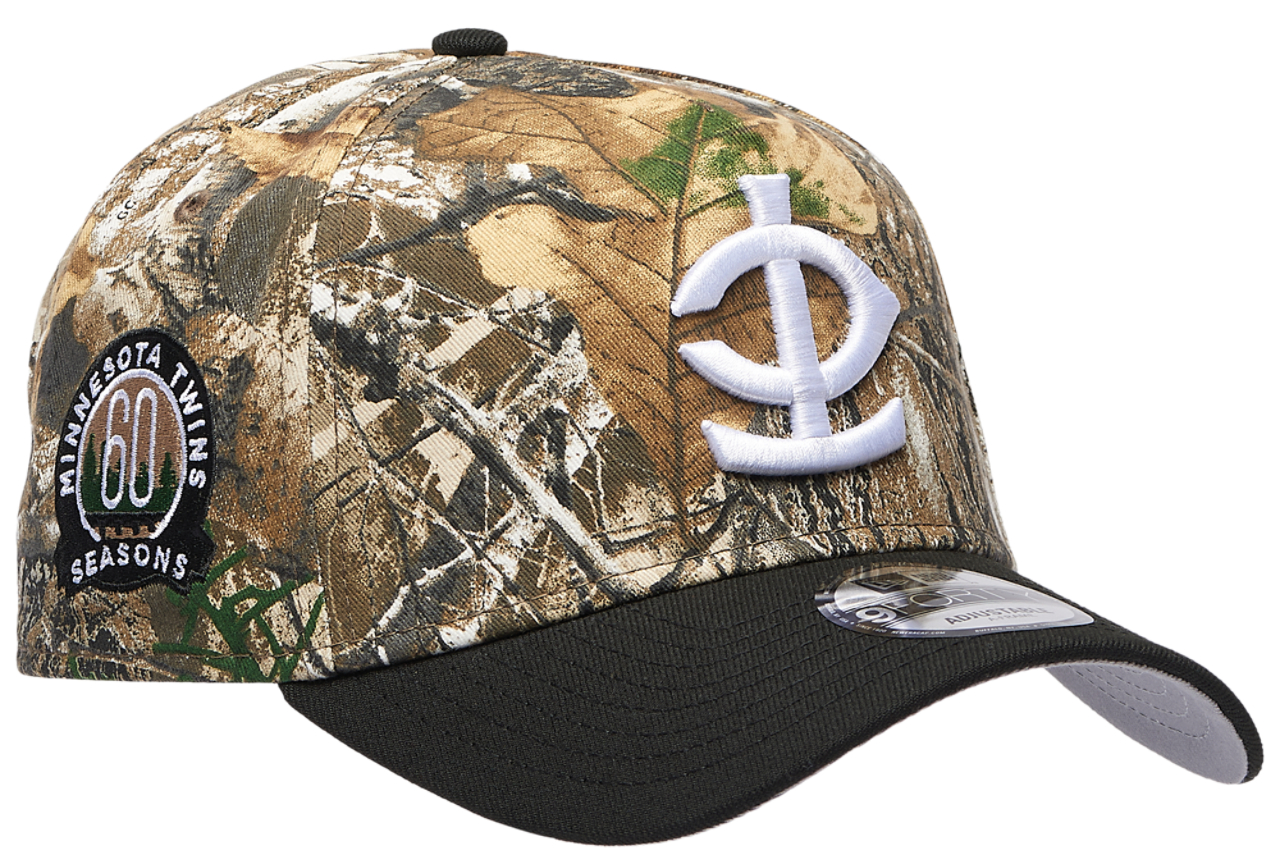 New Era Twins 940 A-Frame RealTree Cap Image 3 of 5. Tap to open photo gallery.