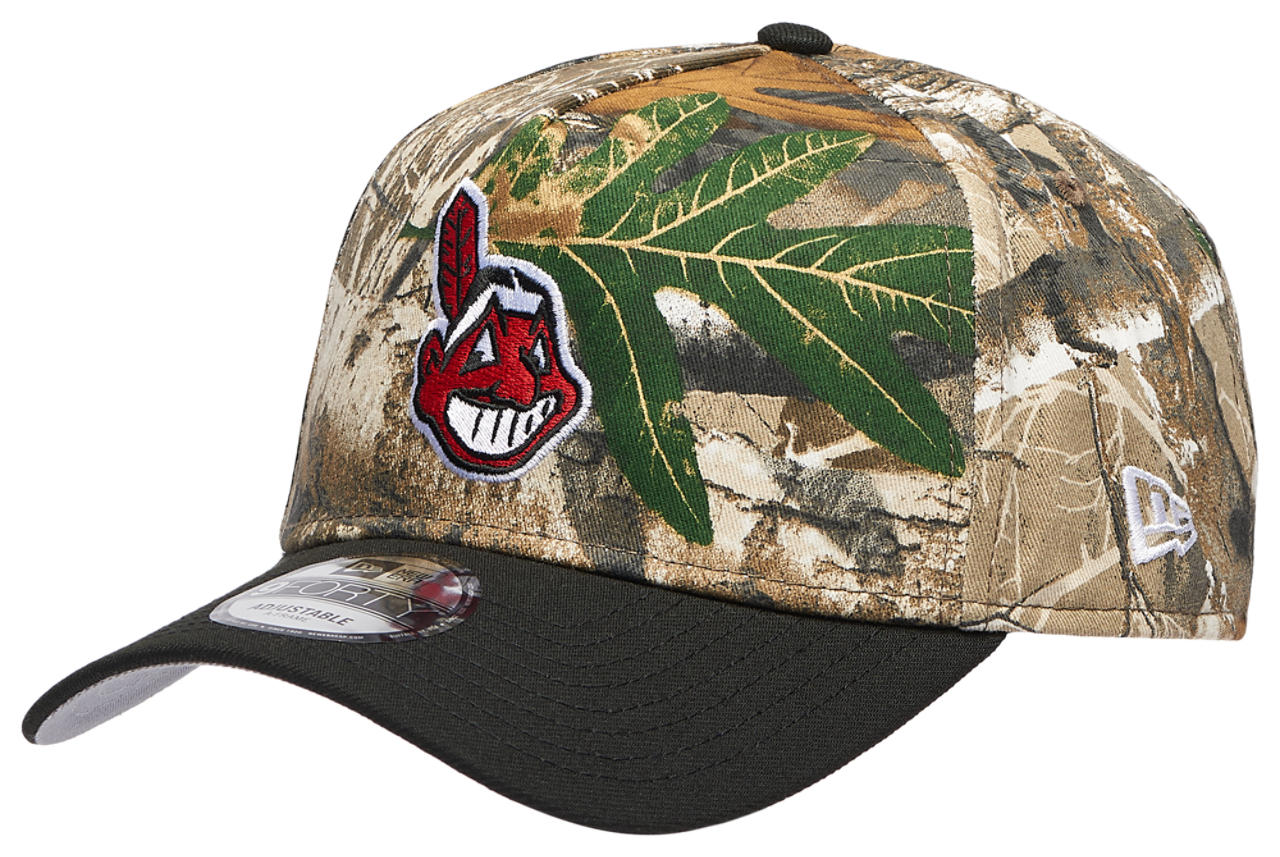 New Era Indians 940 A-Frame RealTree Cap Image 1 of 5. Tap to open photo gallery.