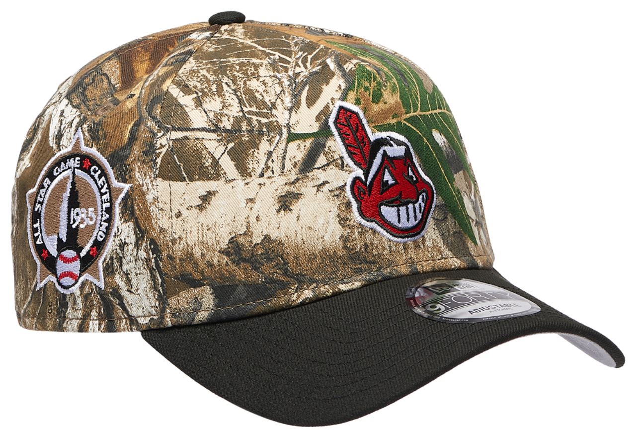 New Era Indians 940 A-Frame RealTree Cap Image 3 of 5. Tap to open photo gallery.