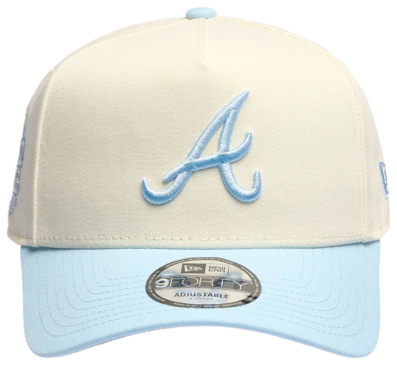 New Era Braves 940 A-Frame Cap Image 2 of 5. Tap to open photo gallery.