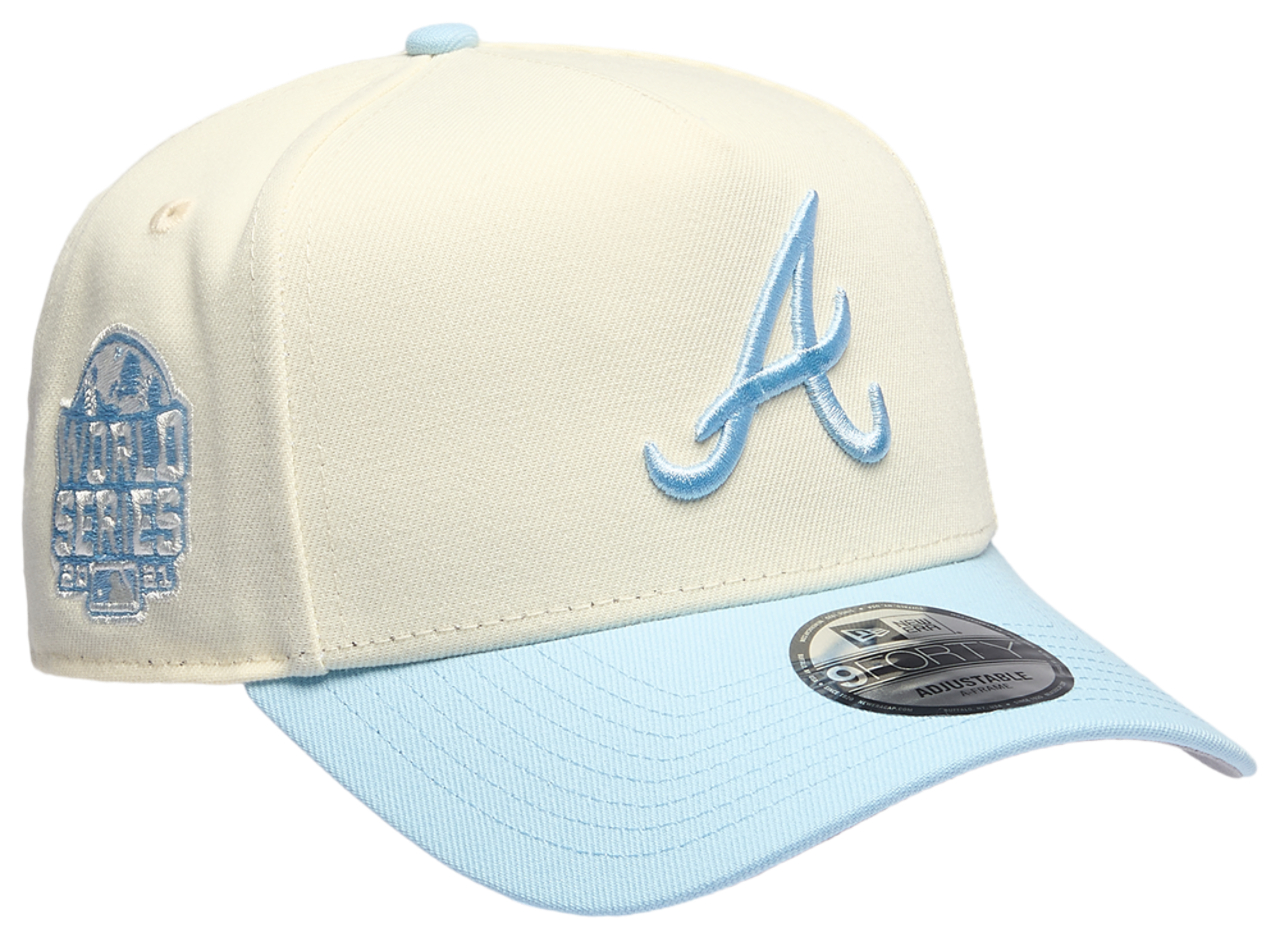 New Era Braves 940 A-Frame Cap Image 3 of 5. Tap to open photo gallery.