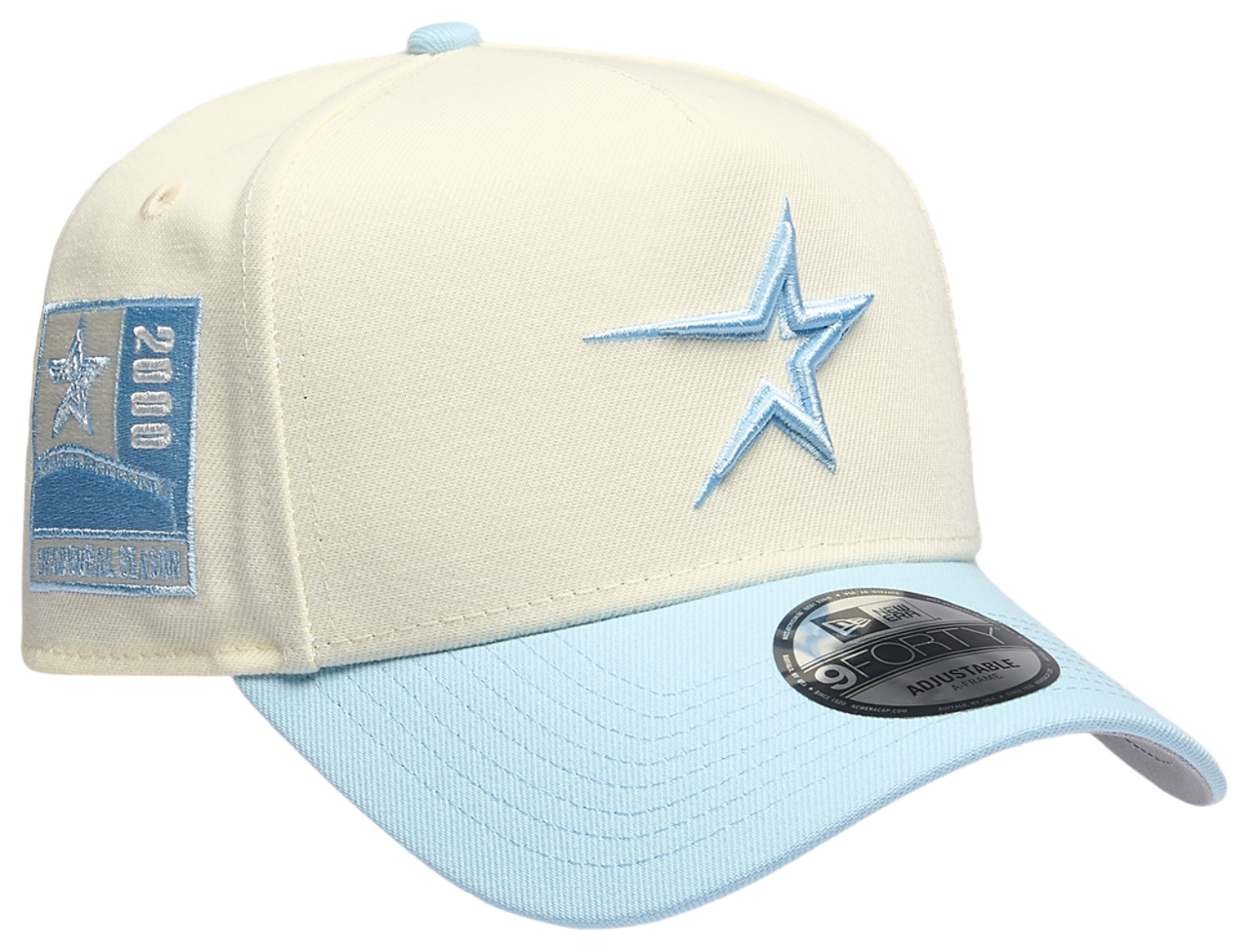 New Era Astros 940 A-Frame Cap Image 3 of 5. Tap to open photo gallery.