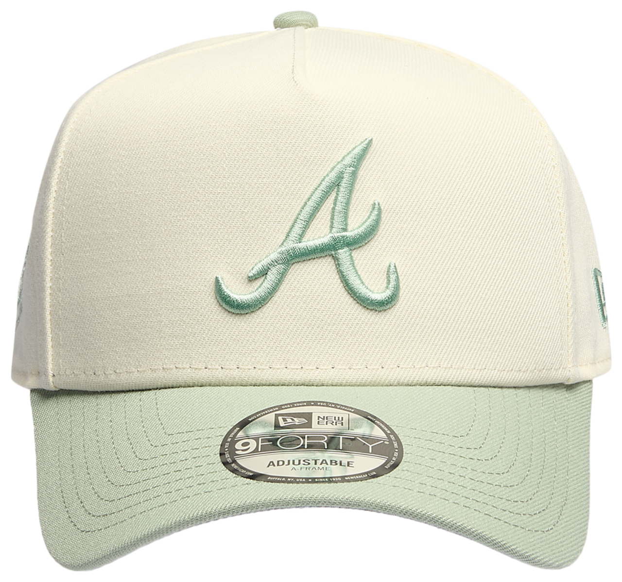 New Era Braves 940 A-Frame Cap Image 2 of 5. Tap to open photo gallery.