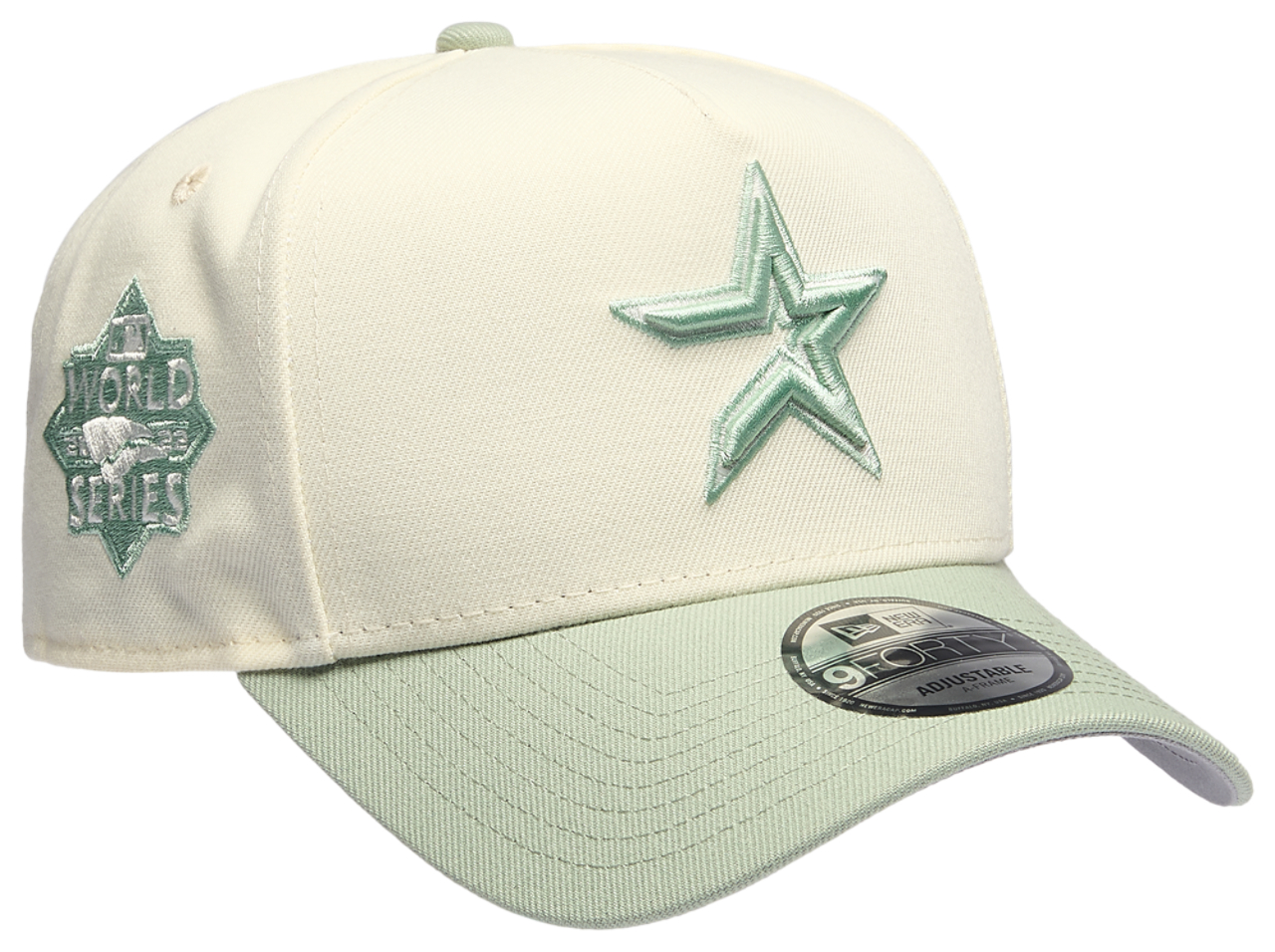 New Era Astros 940 A-Frame Cap Image 3 of 5. Tap to open photo gallery.