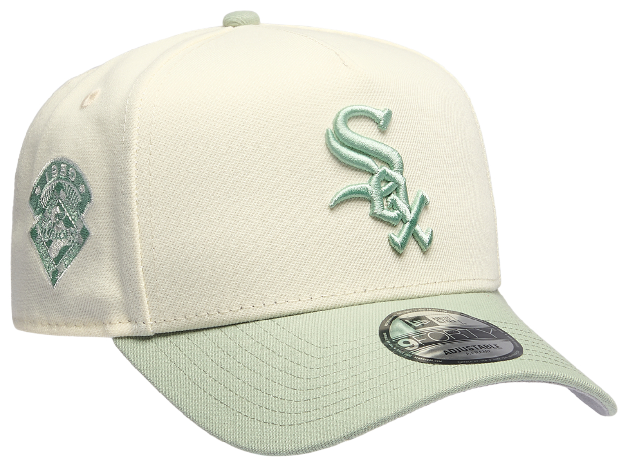 New Era White Sox 940 A-Frame Cap Image 3 of 5. Tap to open photo gallery.
