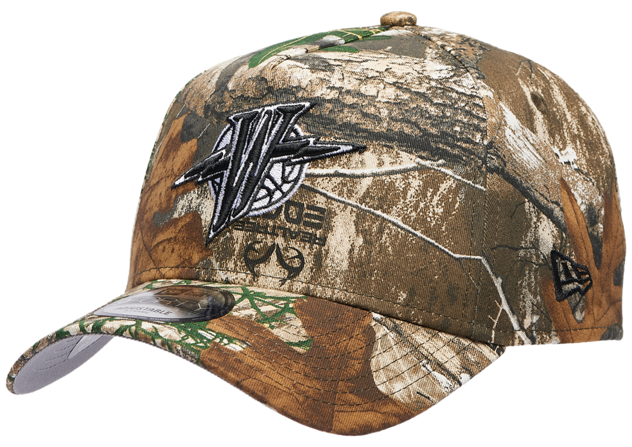 New Era Warriors 9FORTY A-Frame Realtree Cap Image 1 of 5. Tap to open photo gallery.