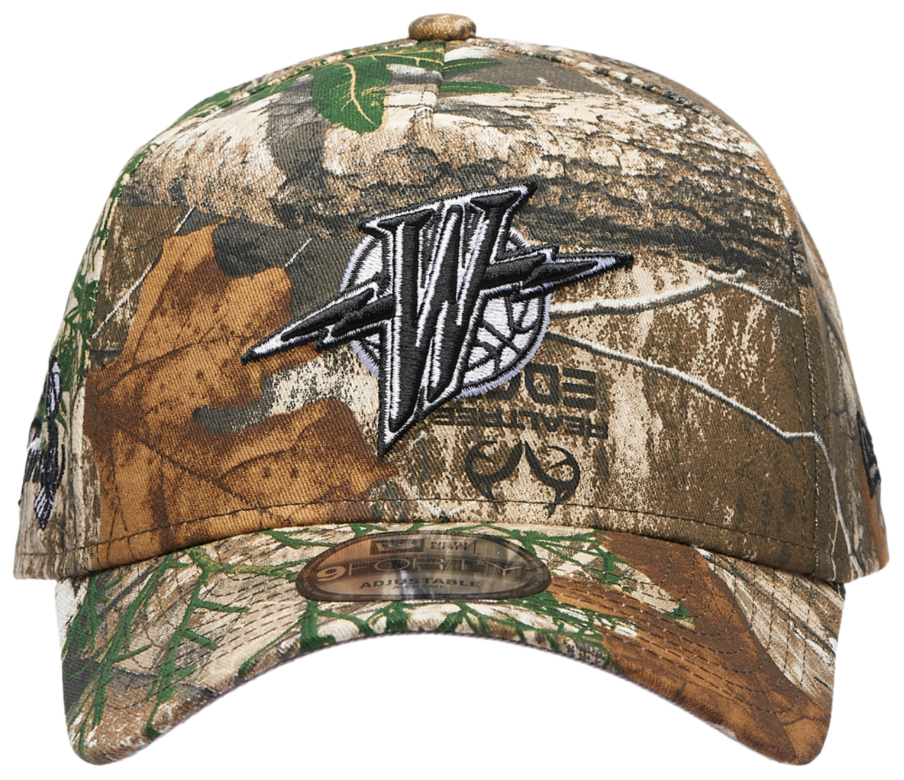 New Era Warriors 9FORTY A-Frame Realtree Cap Image 2 of 5. Tap to open photo gallery.