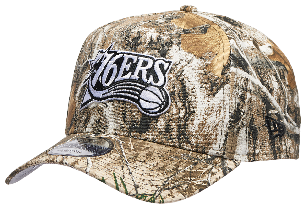 New Era 76ers 9FORTY A-Frame Realtree Cap Image 1 of 5. Tap to open photo gallery.