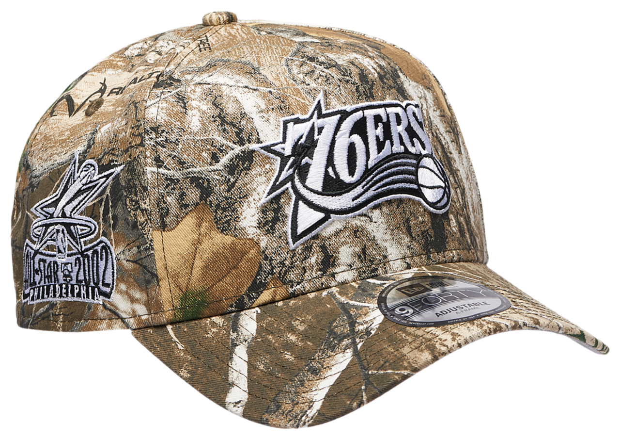 New Era 76ers 9FORTY A-Frame Realtree Cap Image 3 of 5. Tap to open photo gallery.