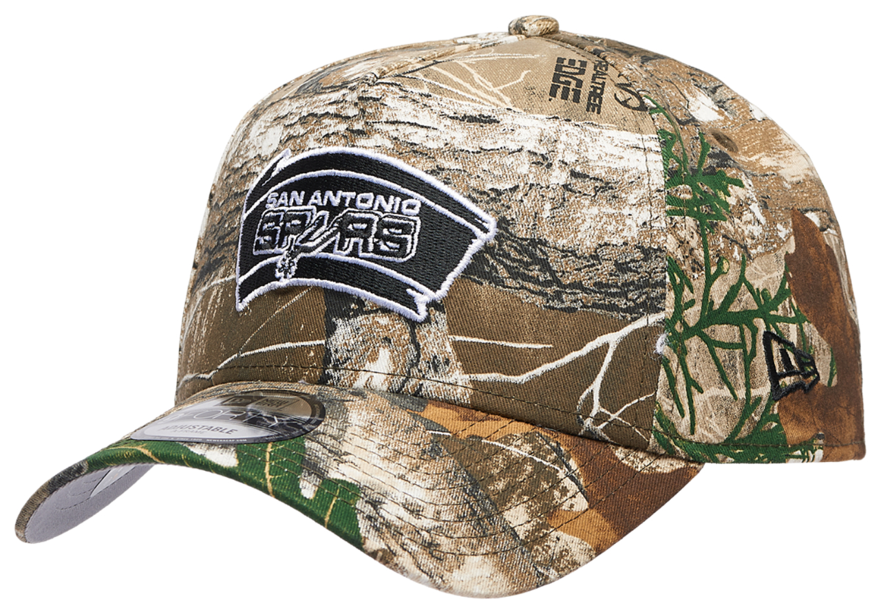 New Era Spurs 9FORTY A-Frame Realtree Cap Image 1 of 5. Tap to open photo gallery.