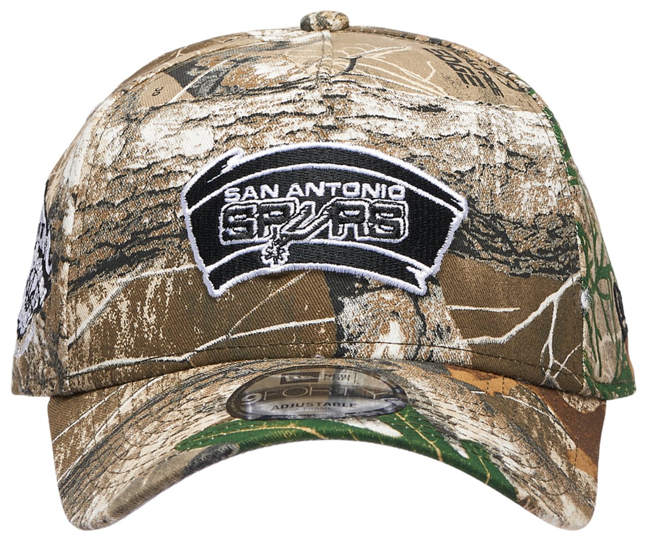 New Era Spurs 9FORTY A-Frame Realtree Cap Image 2 of 5. Tap to open photo gallery.