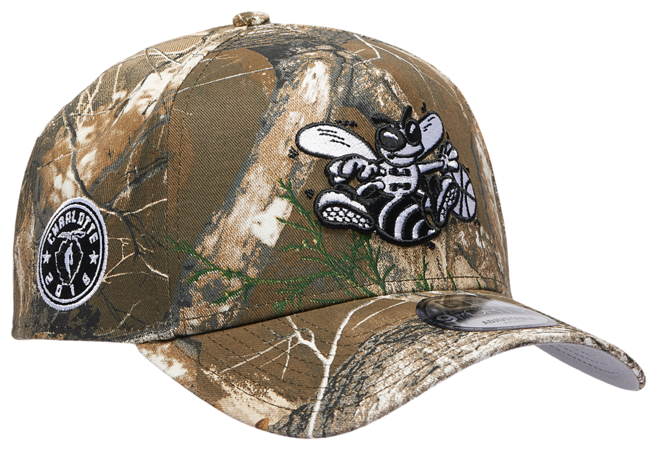 New Era Hornets 9FORTY A-Frame Realtree Cap Image 3 of 5. Tap to open photo gallery.