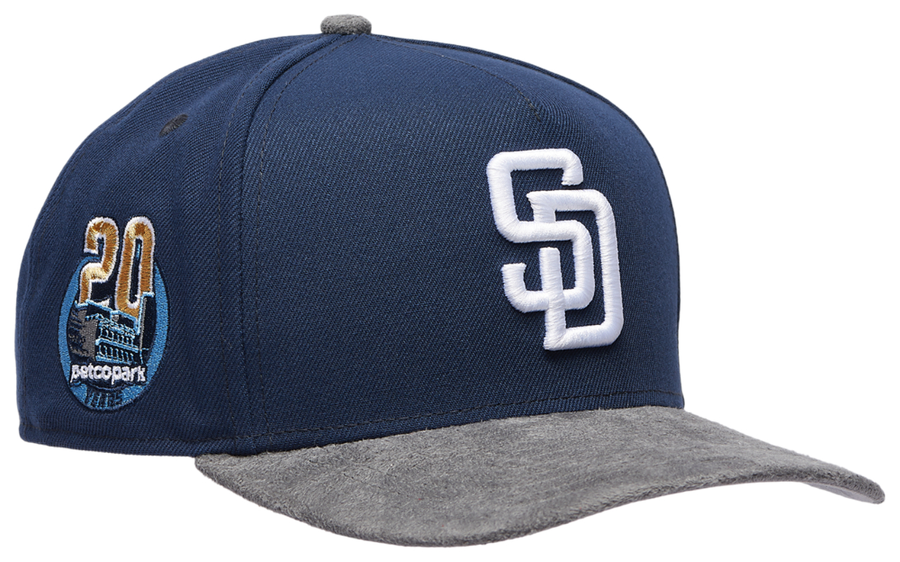 familiar✖︎newera New Era Padres 950 A-Frame Curve 20TH Cap - Men's | Foot Locker