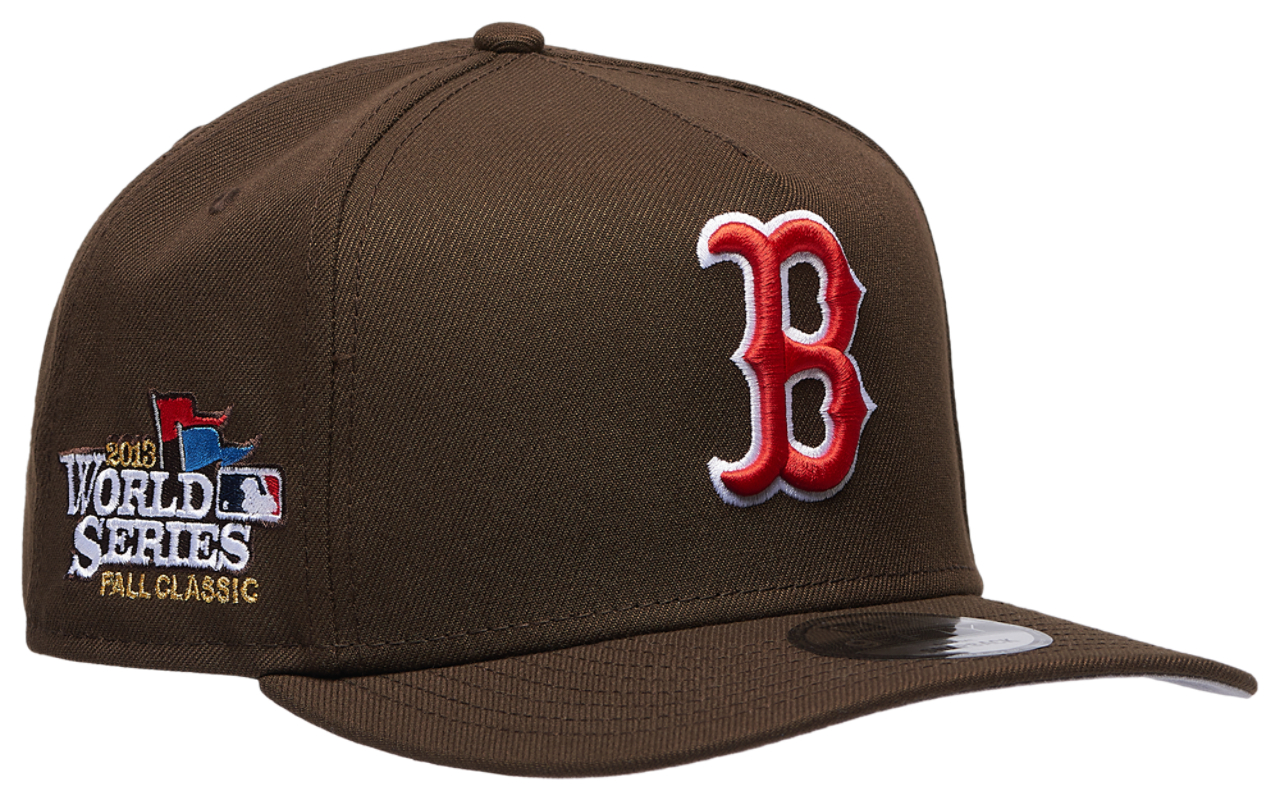 New Era Red Sox 9FIFTY A-Frame Curve 13 WS Cap - Men's | Foot Locker