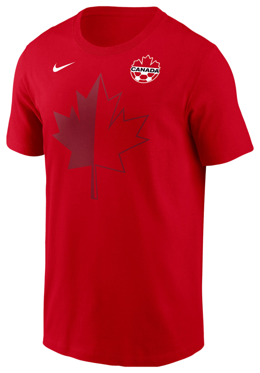 Nike T-shirt Coupe du monde Canada Image 1 de 1. Appuyez pour ouvrir la galerie de photos.