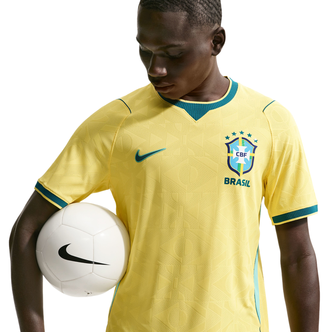 Nike Brasil Home Authentic Match Jersey  Image 1 of 4. Tap to open photo gallery.