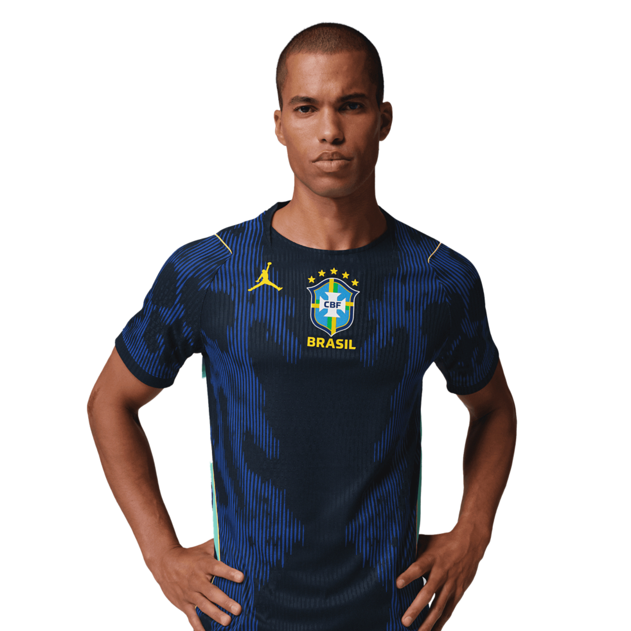 Jordan Brasil Away Jersey  Image 1 of 10. Tap to open photo gallery.
