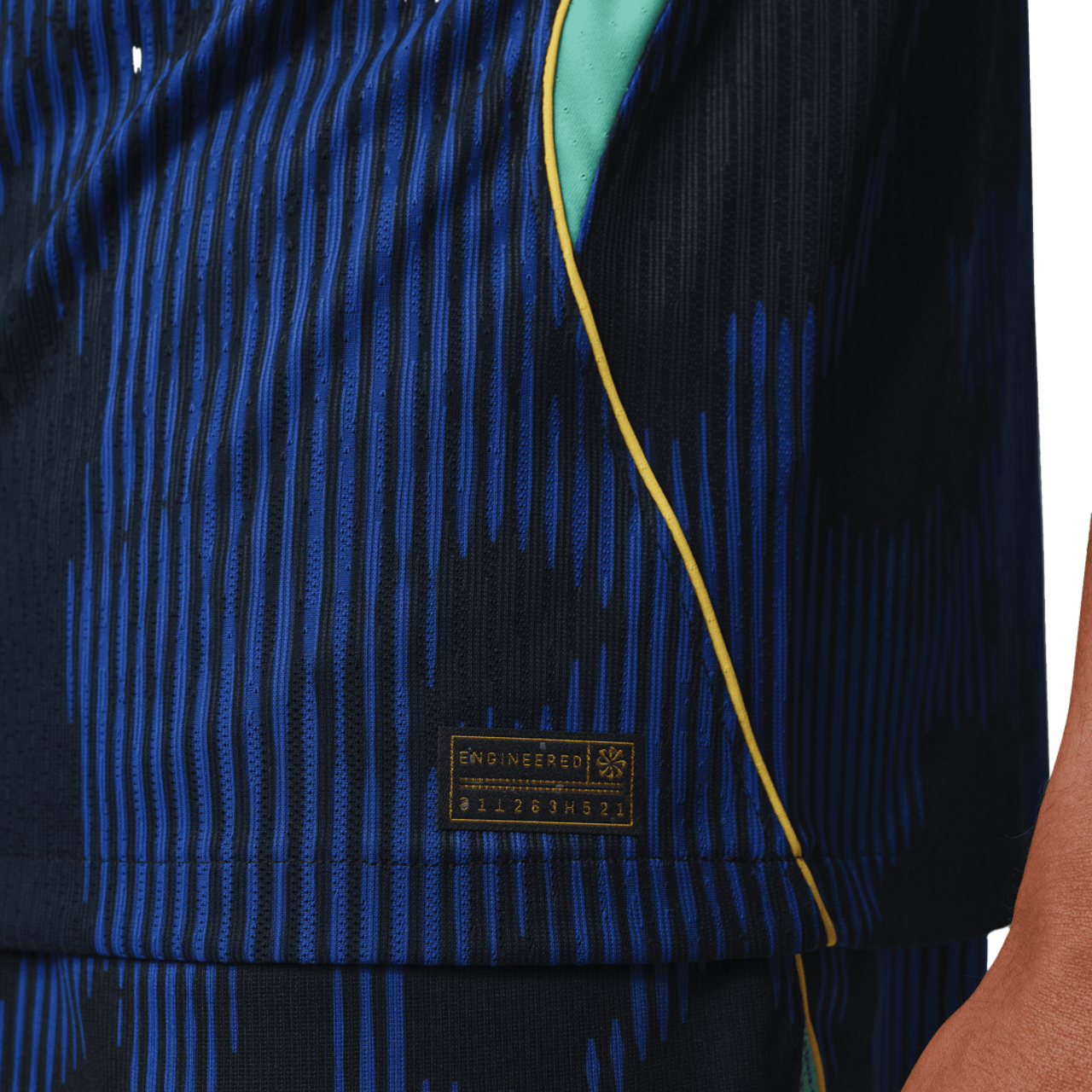 Jordan Brasil Away Jersey  Image 6 of 10. Tap to open photo gallery.