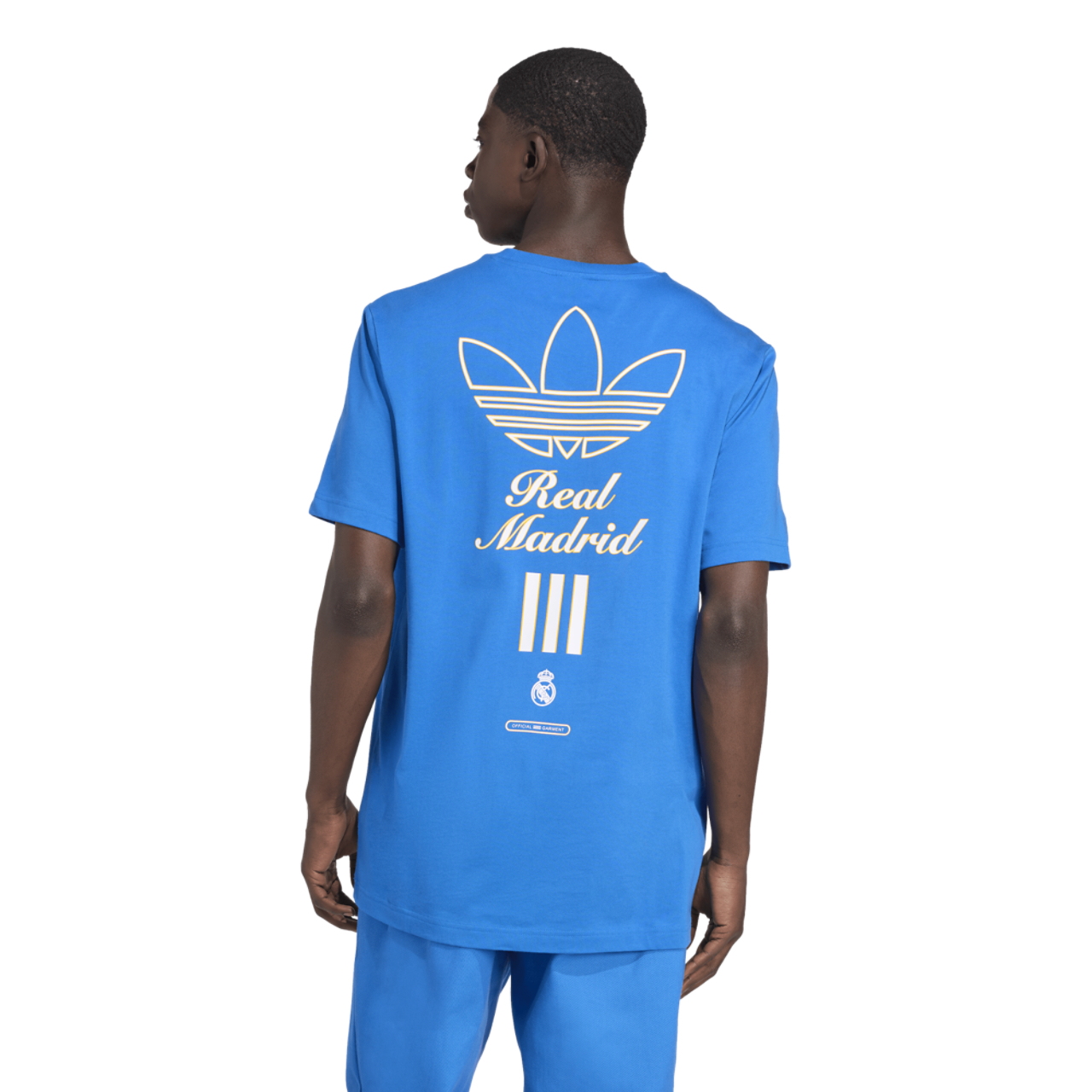 adidas Real Madrid Icon GR T-Shirt  Image 2 of 5. Tap to open photo gallery.