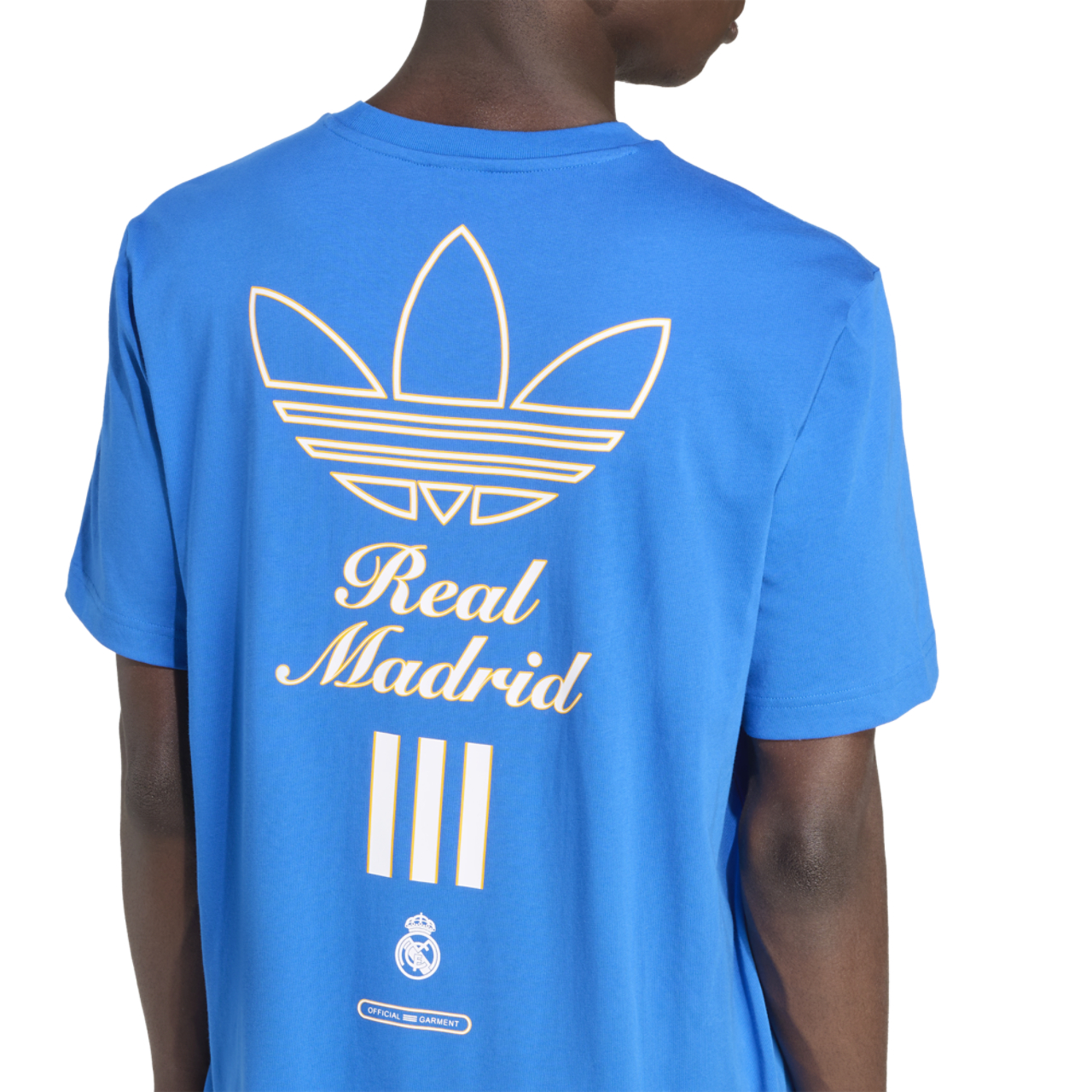 adidas Real Madrid Icon GR T-Shirt  Image 4 of 5. Tap to open photo gallery.
