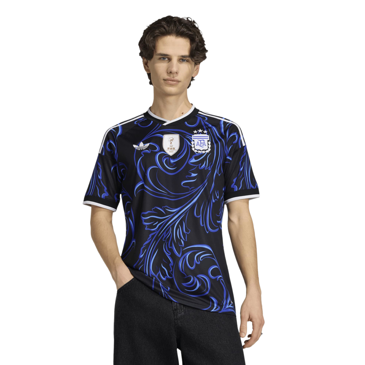 adidas Argentina 26 Away Messi Jersey  Image 3 of 5. Tap to open photo gallery.