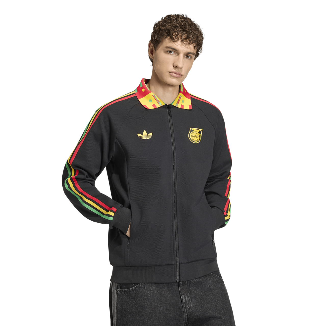 adidas Jamaica World Cup T Jacket  Image 1 of 6. Tap to open photo gallery.