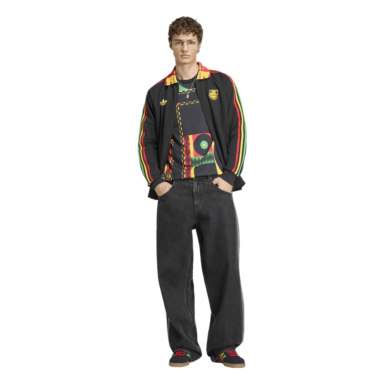 adidas Jamaica World Cup T Jacket  Image 5 of 6. Tap to open photo gallery.