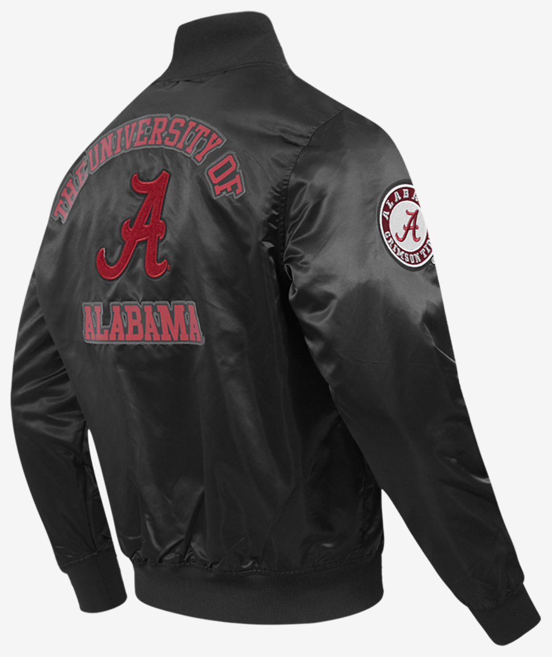Pro Standard Alabama Classic Satin Jacket Image 4 of 9. Tap to open photo gallery.