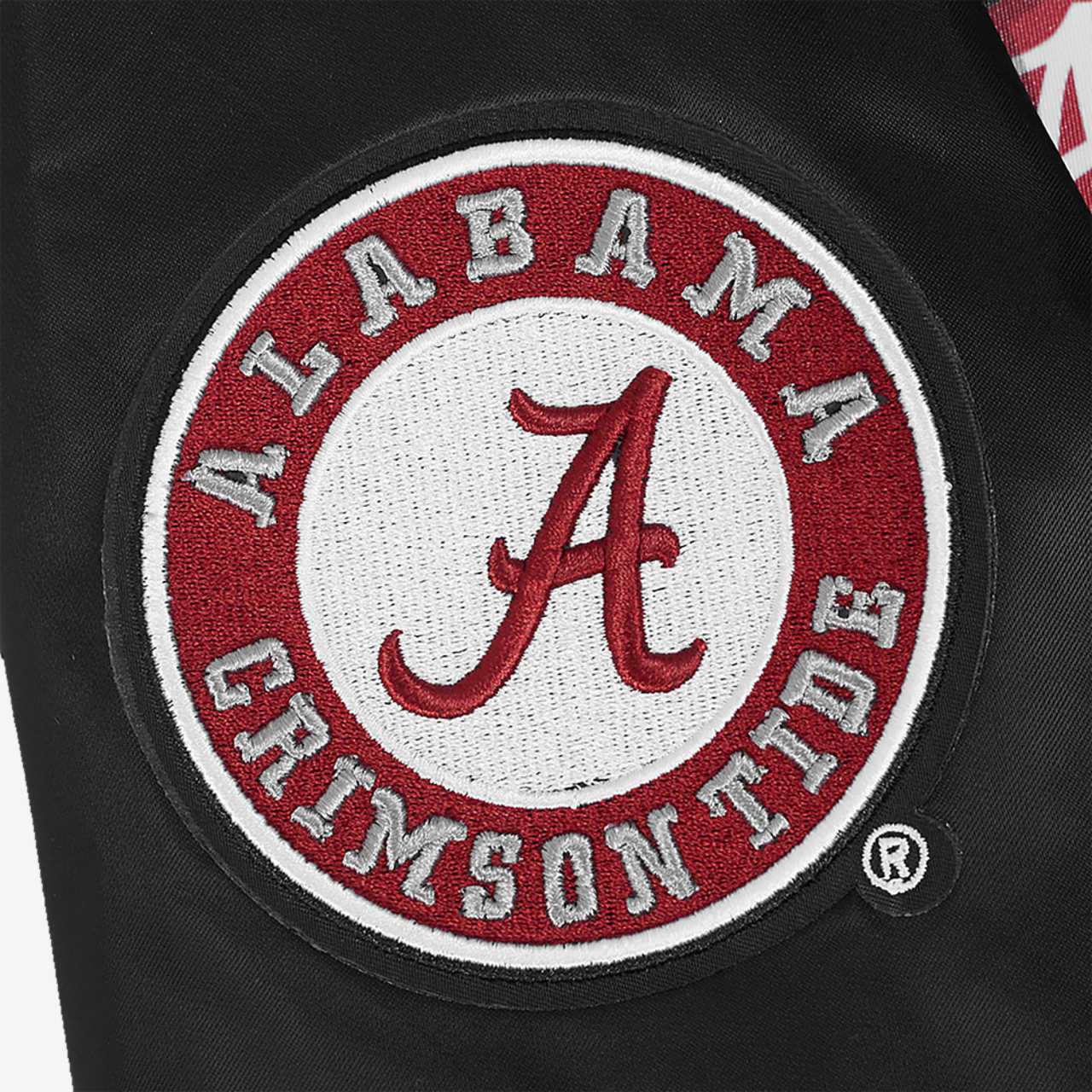Pro Standard Alabama Classic Satin Jacket Image 5 of 9. Tap to open photo gallery.