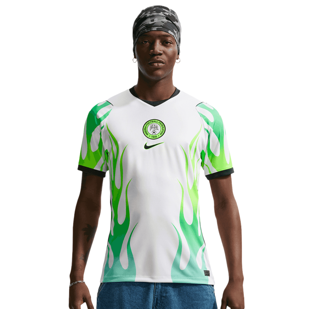 Nike Nigeria Away Replica Stadium Jersey  Image 4 of 10. Tap to open photo gallery.