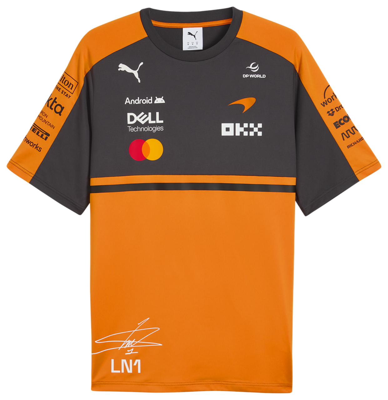 PUMA Mclaren Replica Norris Tee Image 4 of 5. Tap to open photo gallery.