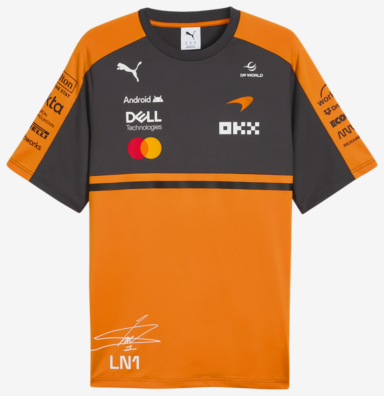 PUMA Mclaren Replica Norris Tee Image 4 of 5. Tap to open photo gallery.