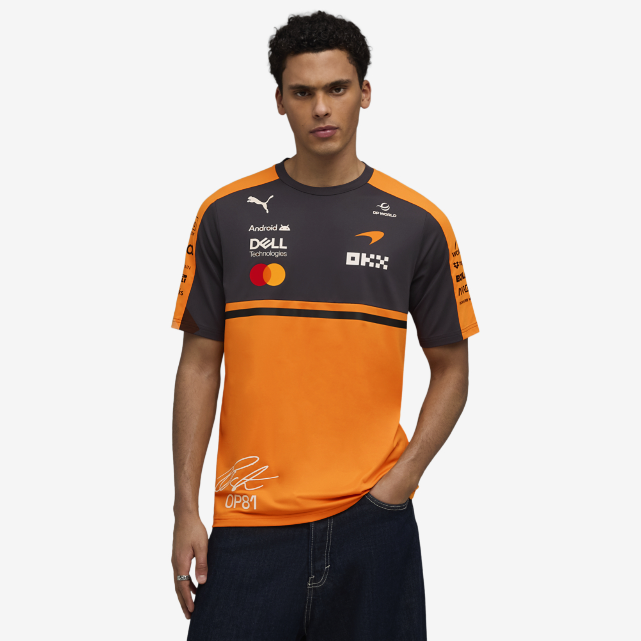 PUMA Mclaren Replica Piastri Tee Image 1 of 5. Tap to open photo gallery.