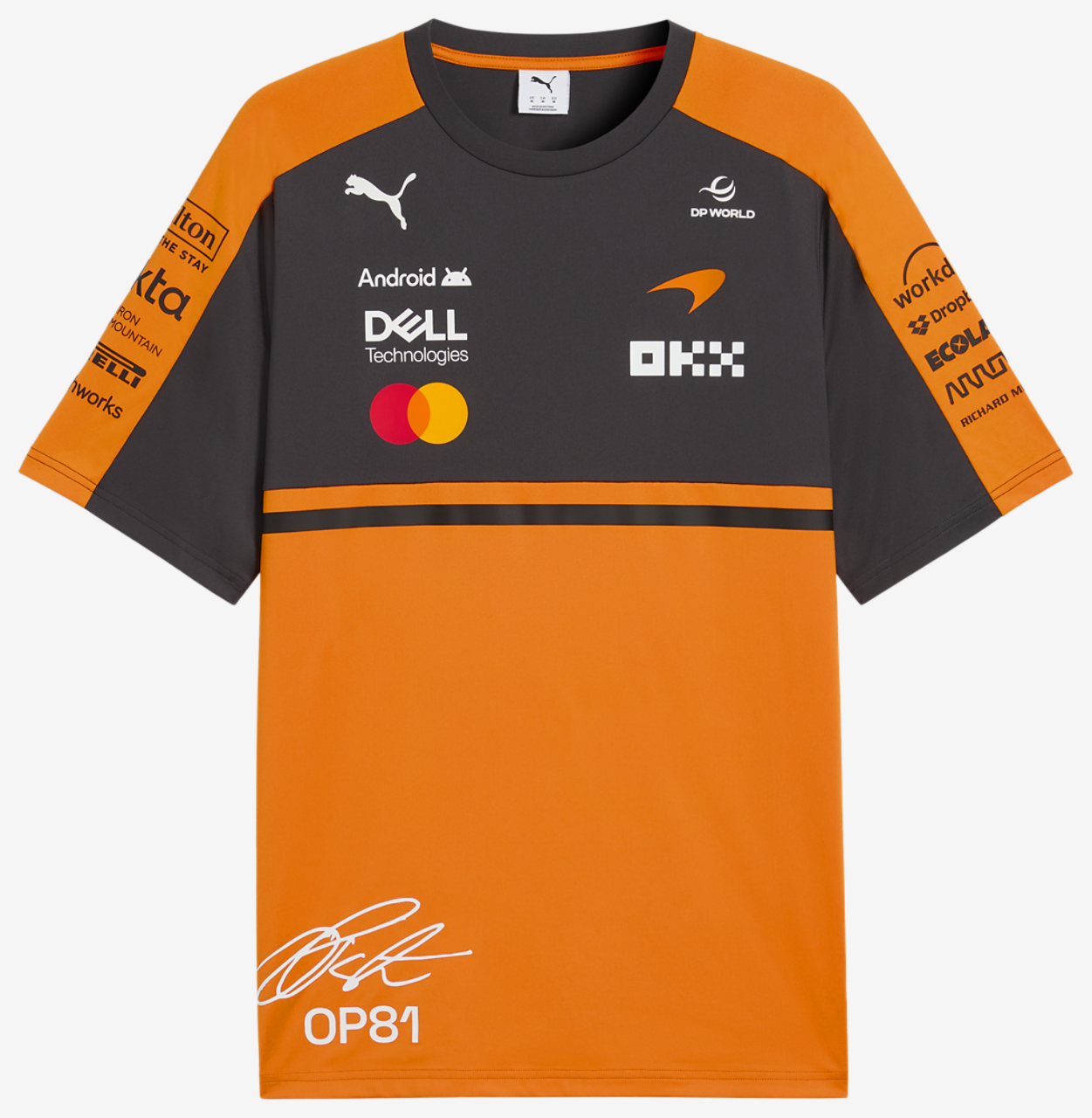 PUMA Mclaren Replica Piastri Tee Image 4 of 5. Tap to open photo gallery.