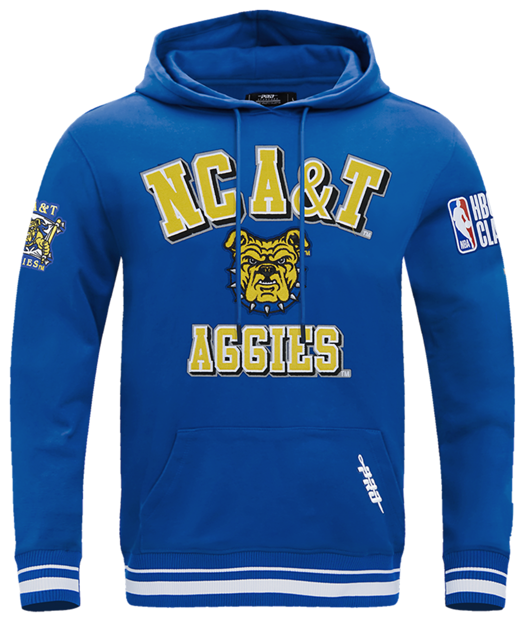 Pro Standard College HBCU Rib Fleece Pullover Hoodie Image 1 of 7. Tap to open photo gallery.