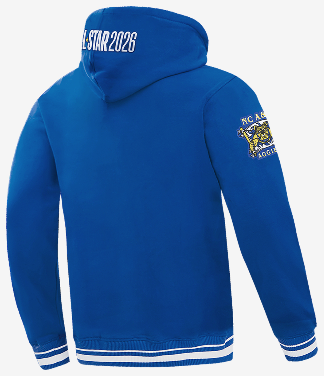 Pro Standard College HBCU Rib Fleece Pullover Hoodie Image 2 of 7. Tap to open photo gallery.