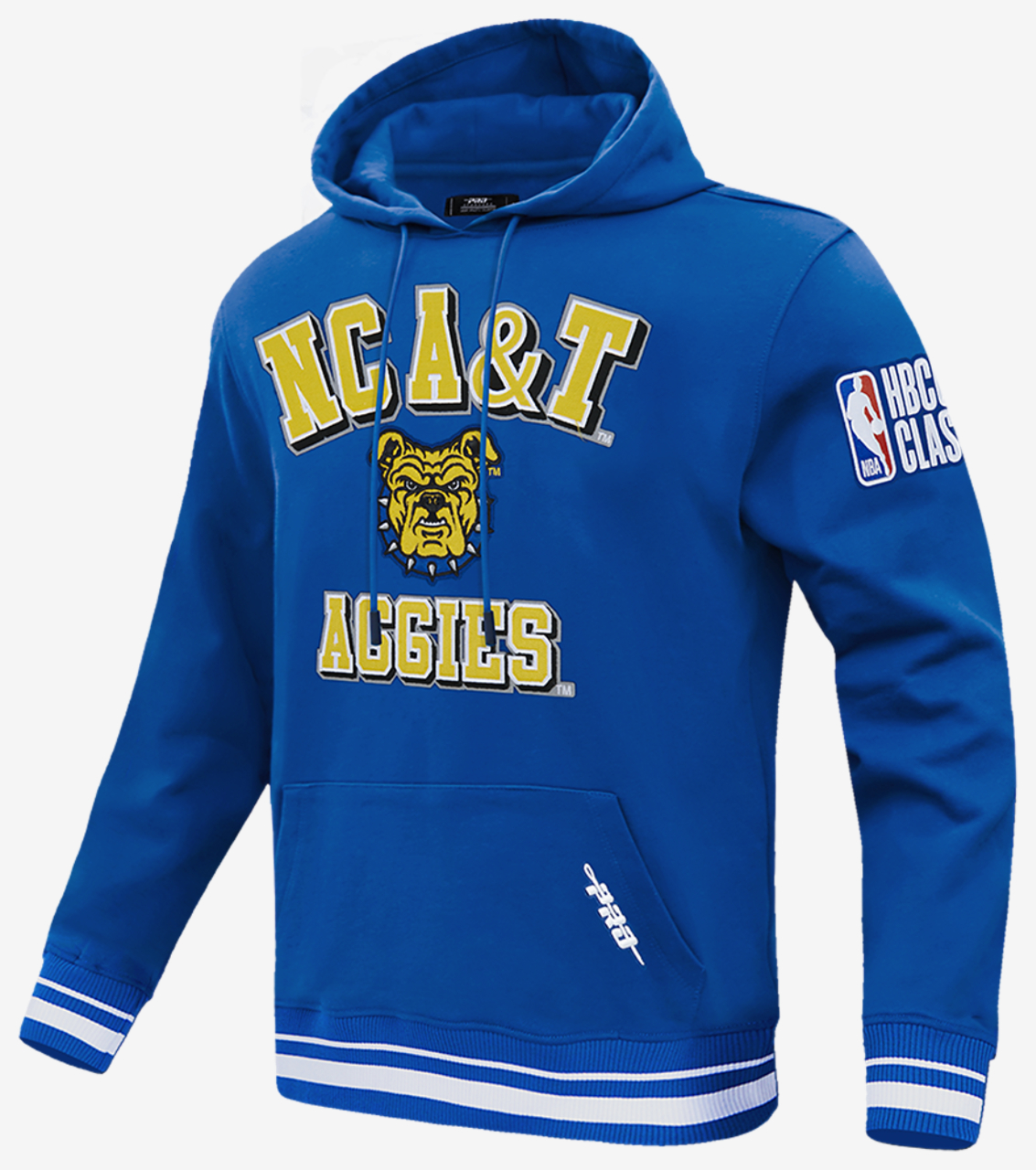 Pro Standard College HBCU Rib Fleece Pullover Hoodie Image 3 of 7. Tap to open photo gallery.