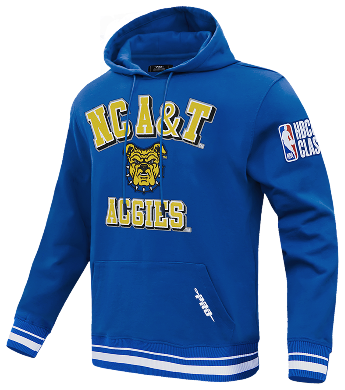 Pro Standard College HBCU Rib Fleece Pullover Hoodie Image 3 of 7. Tap to open photo gallery.
