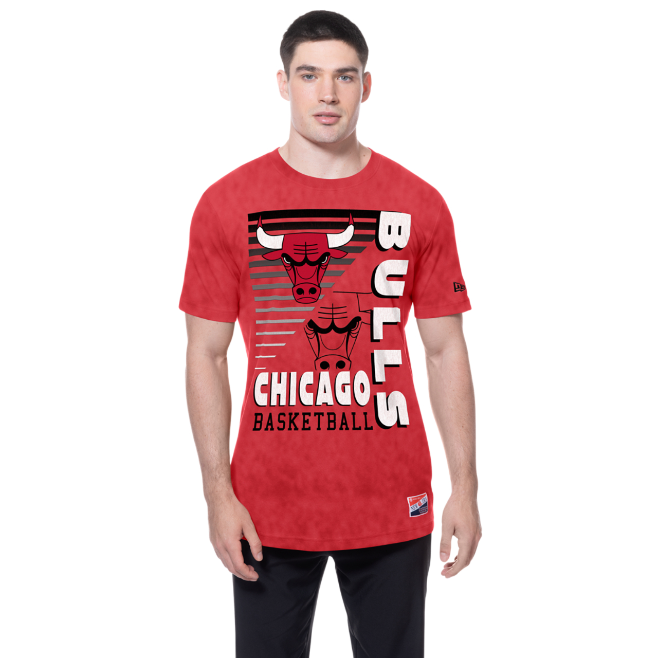 New Era T-shirt Bulls Vintage Image 1 de 2. Appuyez pour ouvrir la galerie de photos.